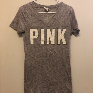 VS PINK Grey Tee